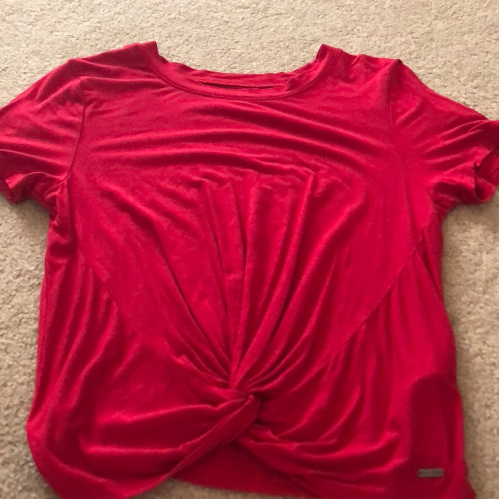 Hollister twist front short sleeve tee